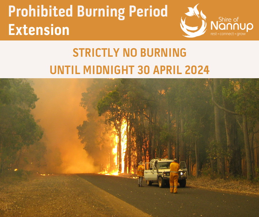 Photo: Prohibited Burning Period Extended