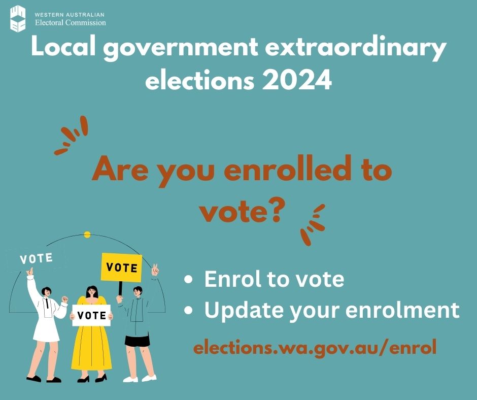 LOCAL GOVERNMENT EXTRAORDINARY ELECTION - CLOSE OF ENROLMENTS