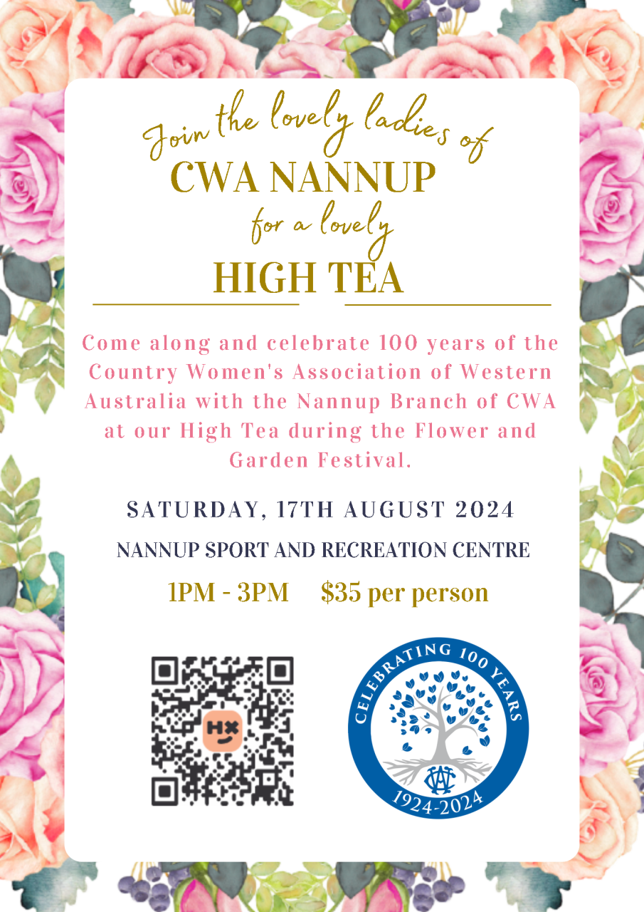 High Tea celebrating 100 years with CWA