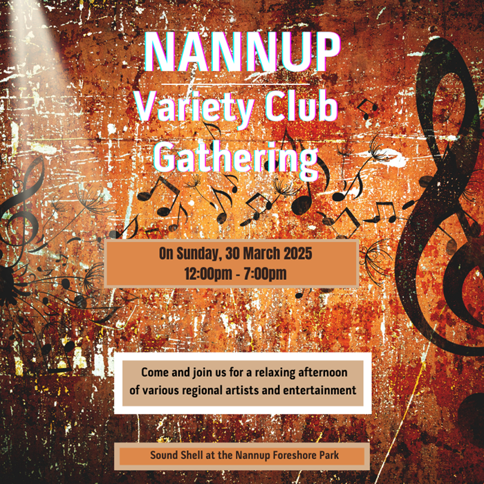 Image: NANNUP VARIETY CLUB