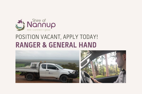 Position Advertised: Ranger/General Hand