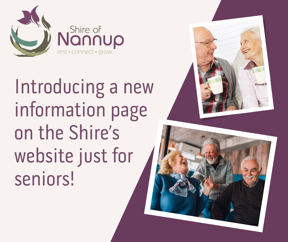 News for Seniors in Nannup!