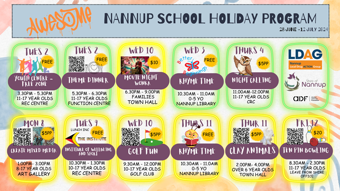 Image: July School Holiday Program