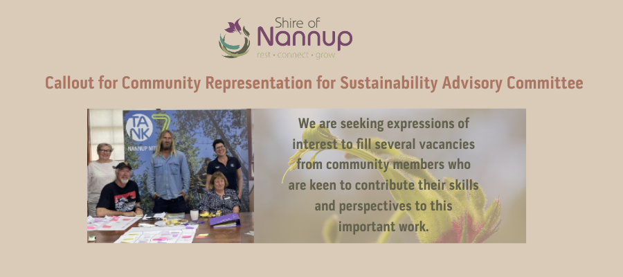 Photo: Join the Sustainability Advisory Committee!